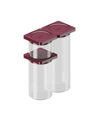  Press Glass Family Pack Food Storage Canister
