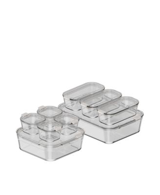  Stack Glass Container, 18-Piece Set