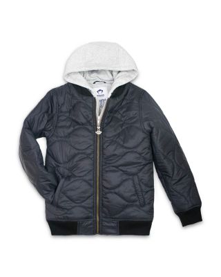 Boys' BX Hooded Bomber Jacket - Little Kid, Big Kid