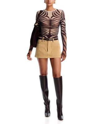Kaylee Crewneck Mesh Top - thumbnail 2