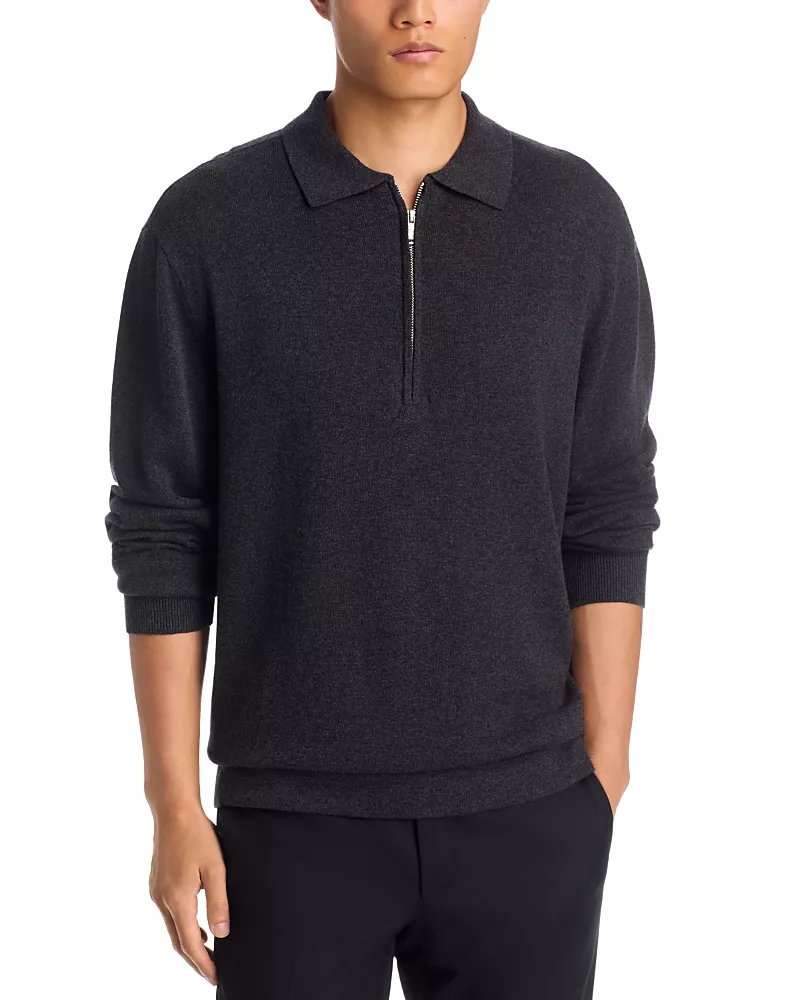 DL1961 Knit Zip Up Polo Sweater