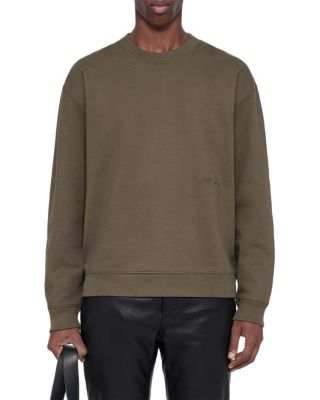 Aston Cotton Washed Khaki Sweatshirt