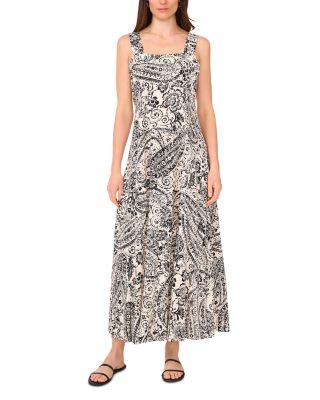 Square Neck Tiered Maxi Dress