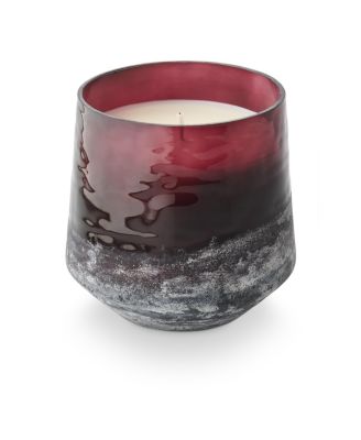  Beautifully Done Oleander Oak Baltic Glass Candle, 13 oz.