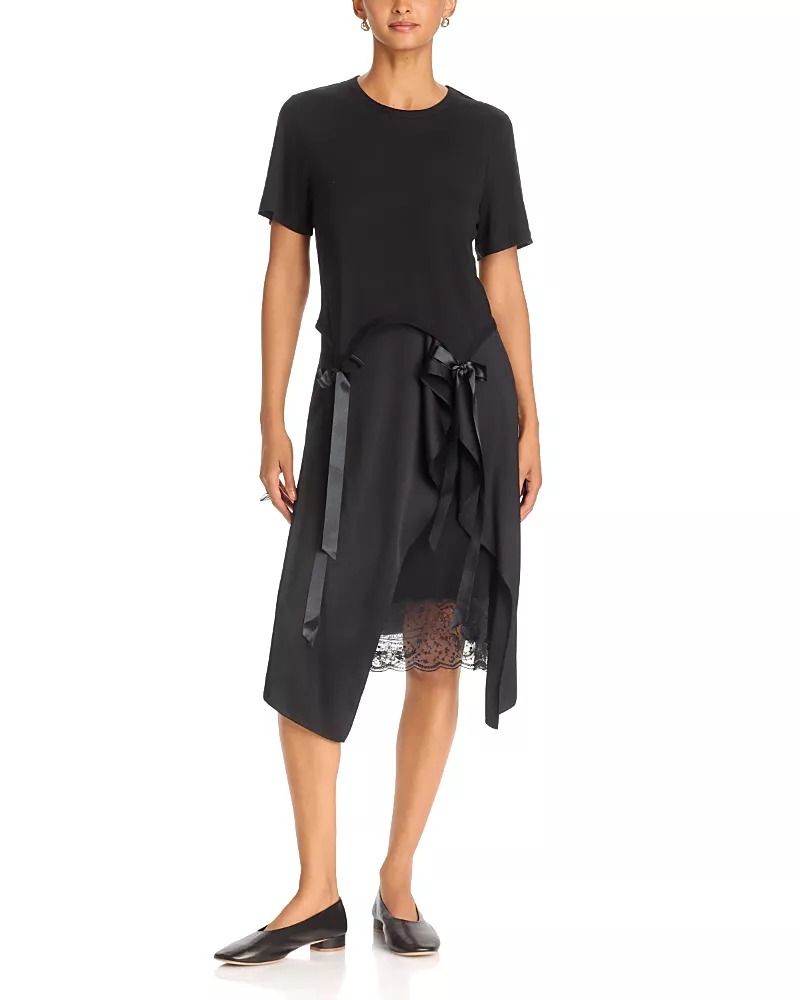 Simone Rocha Bow Tail Crewneck Tee