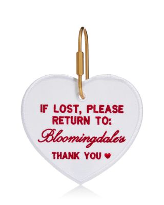 Lost + Found Pre-Embroidered Heart Bag Charm