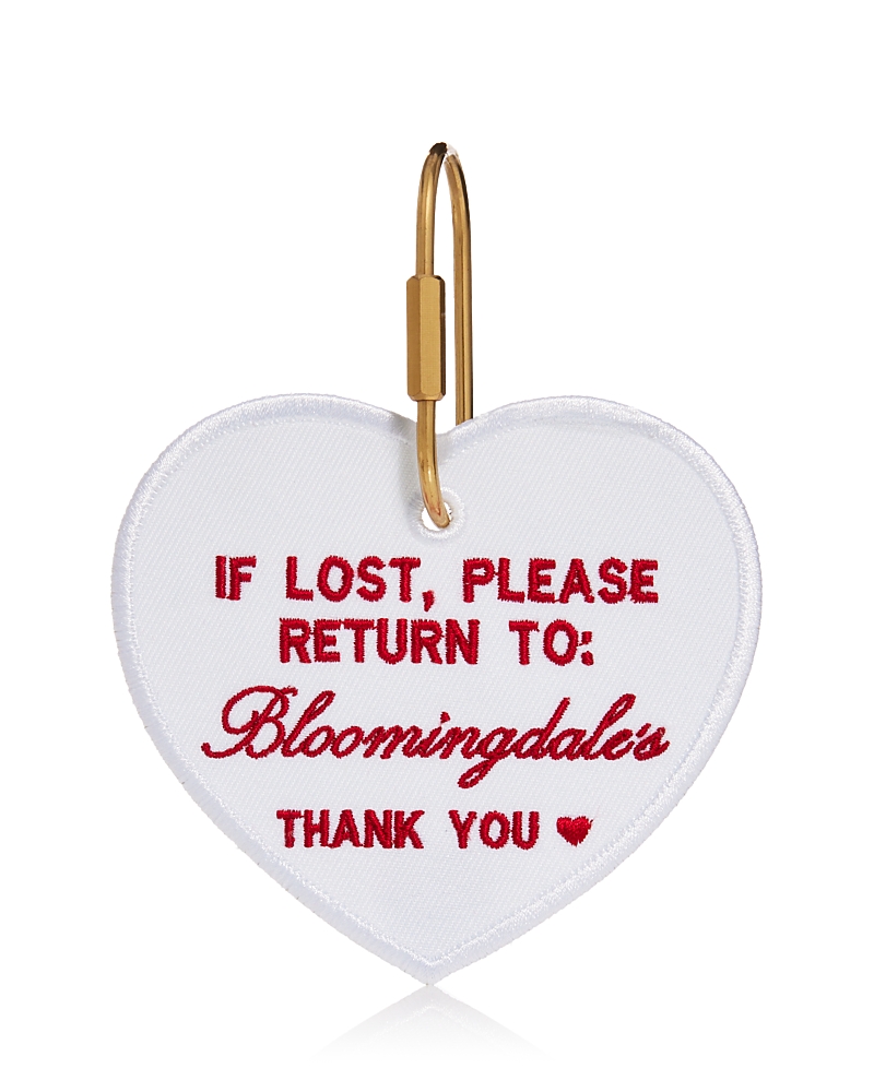 Abbode Lost + Found Pre-Embroidered Heart Bag Charm