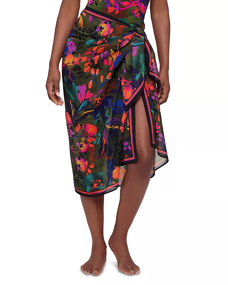 Miraclesuit Samba Selva Pareo Swim Cover-Up