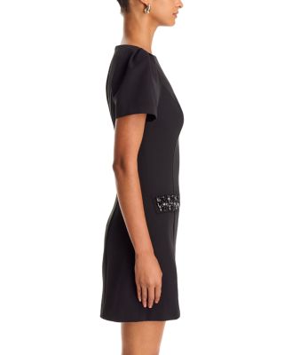 Embellished Short Sleeve Mini Dress - Exclusive - thumbnail 5