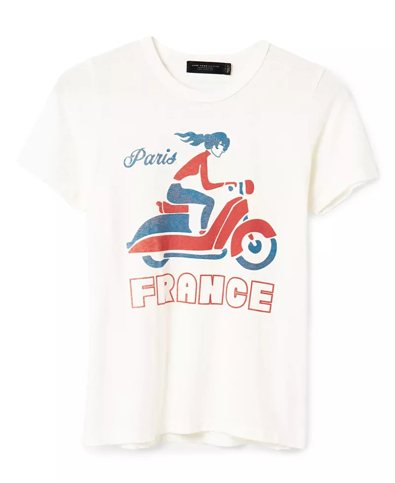 Junk Food Clothing Women's Paris France Original Tee