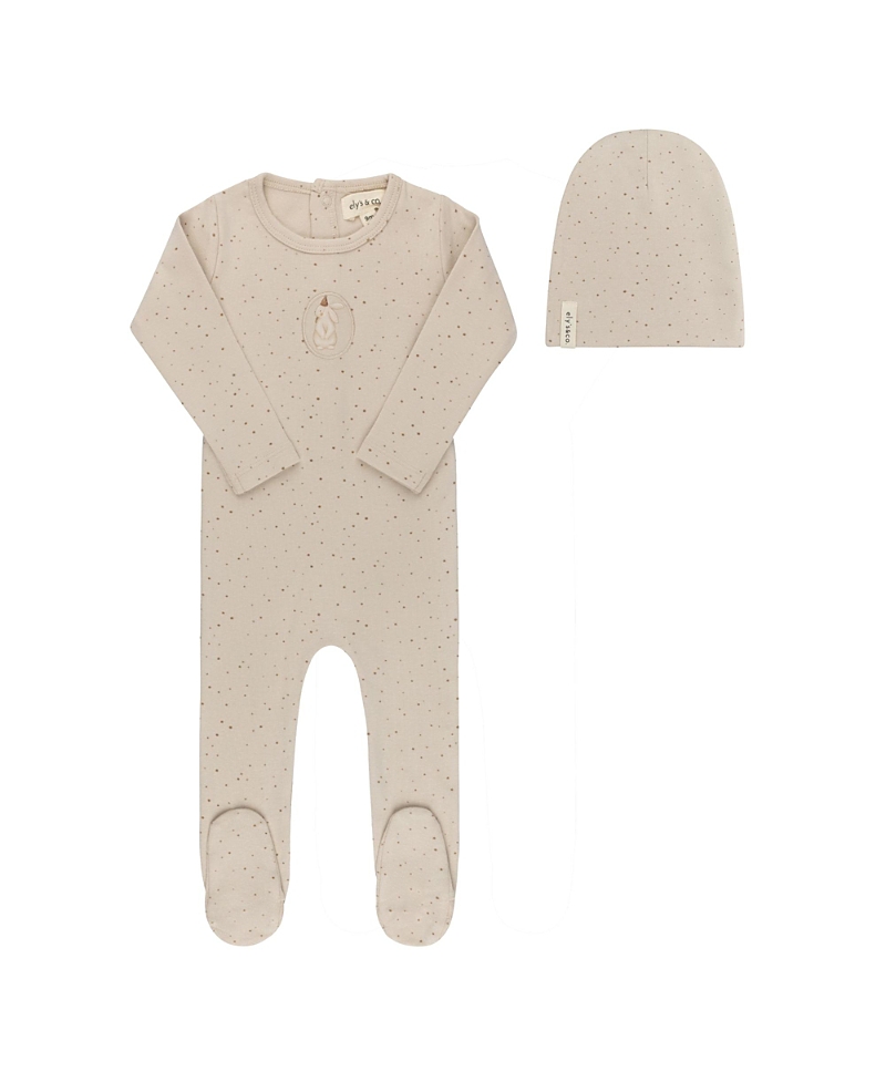 Ely's & Co. Unisex Speckled Bunny Collection Footie Beanie - Baby