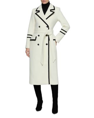 Irene Military Wool Blend Long Coat