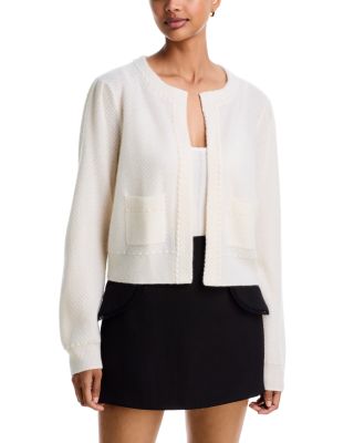 100% Cashmere Puff Sleeve Jacket - Exclusive