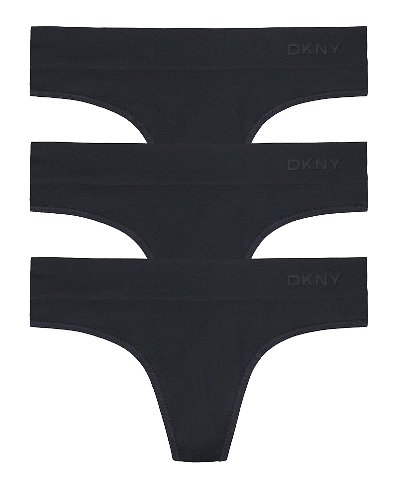 Dkny Seamless Litewear Thong 3PK