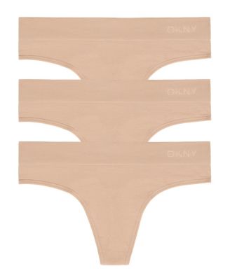 Dkny Seamless Litewear Thong 3PK