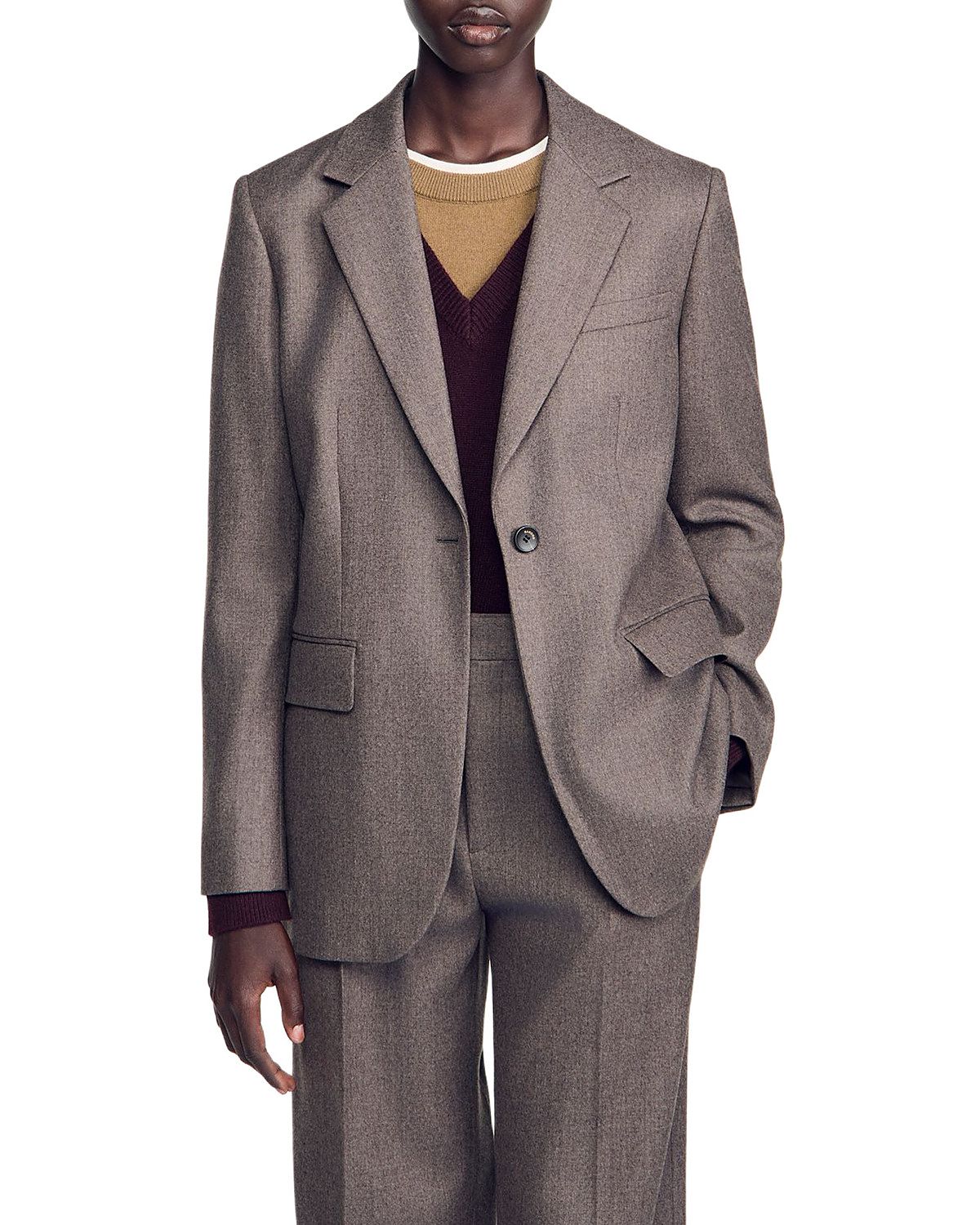 Sandro Alix Wool Blazer
