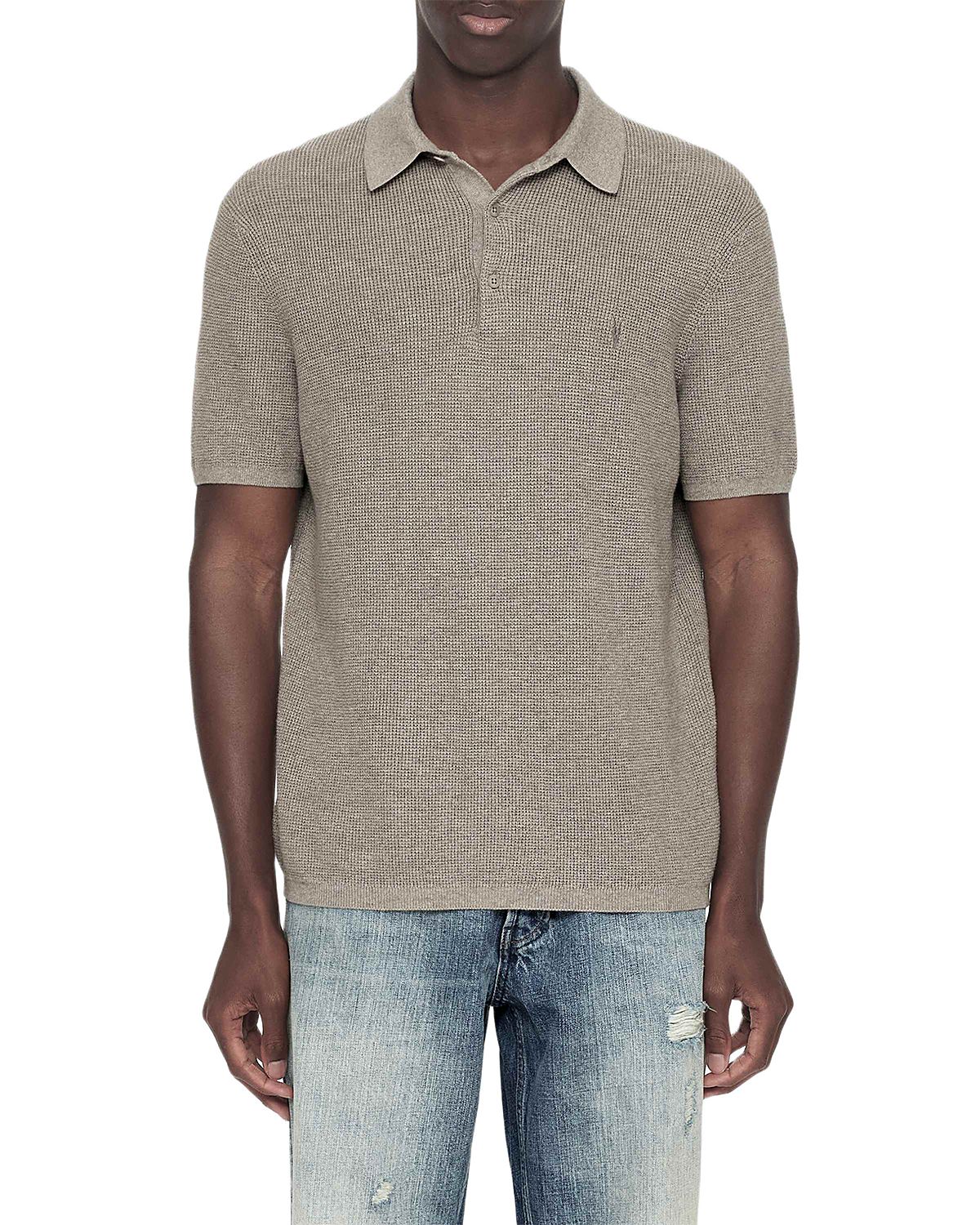 Allsaints Short Sleeve Polo Shirt