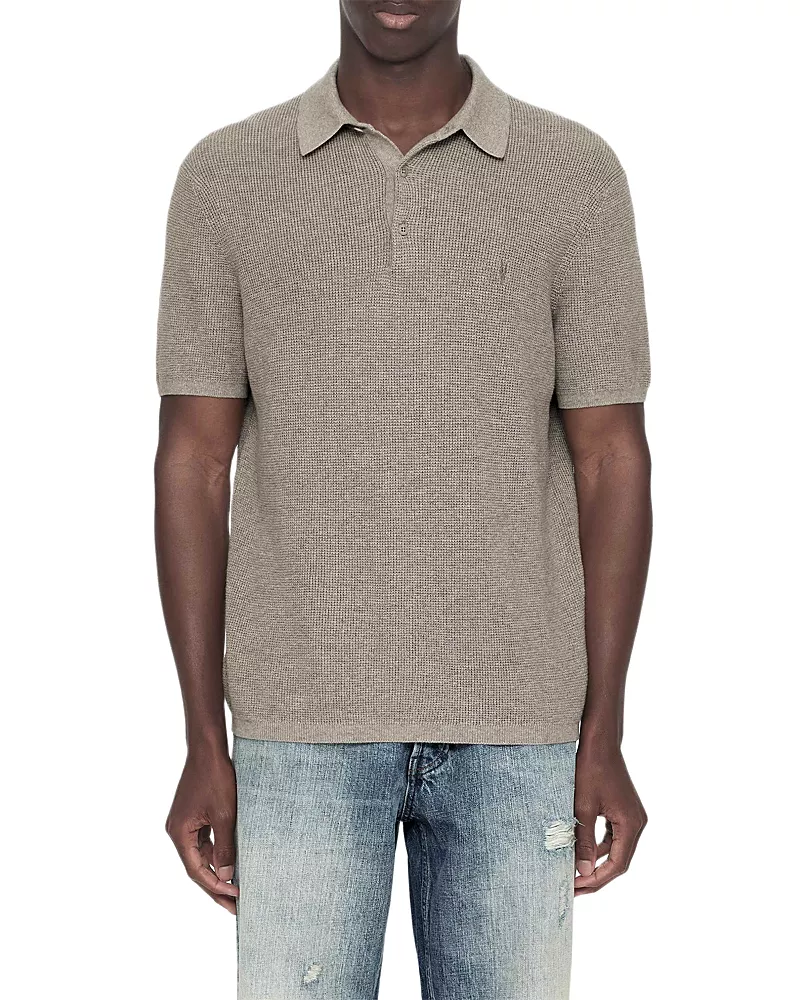 Allsaints Short Sleeve Polo Shirt