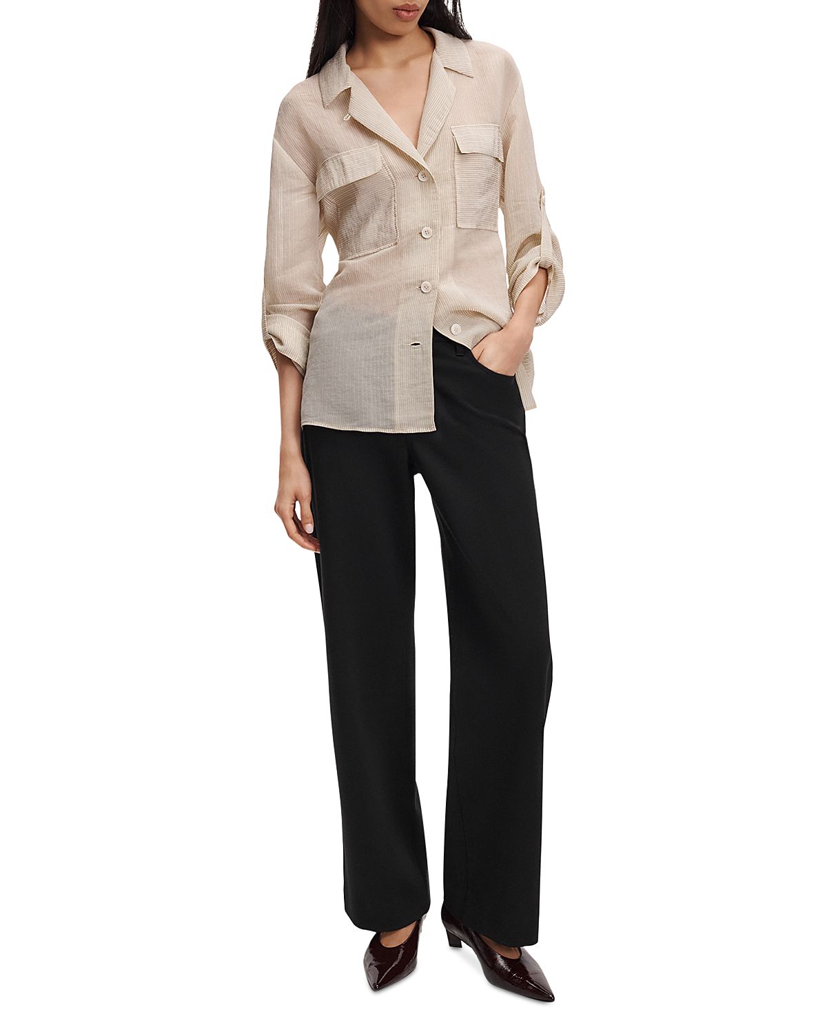rag & bone Cam Ponte Straight Pants