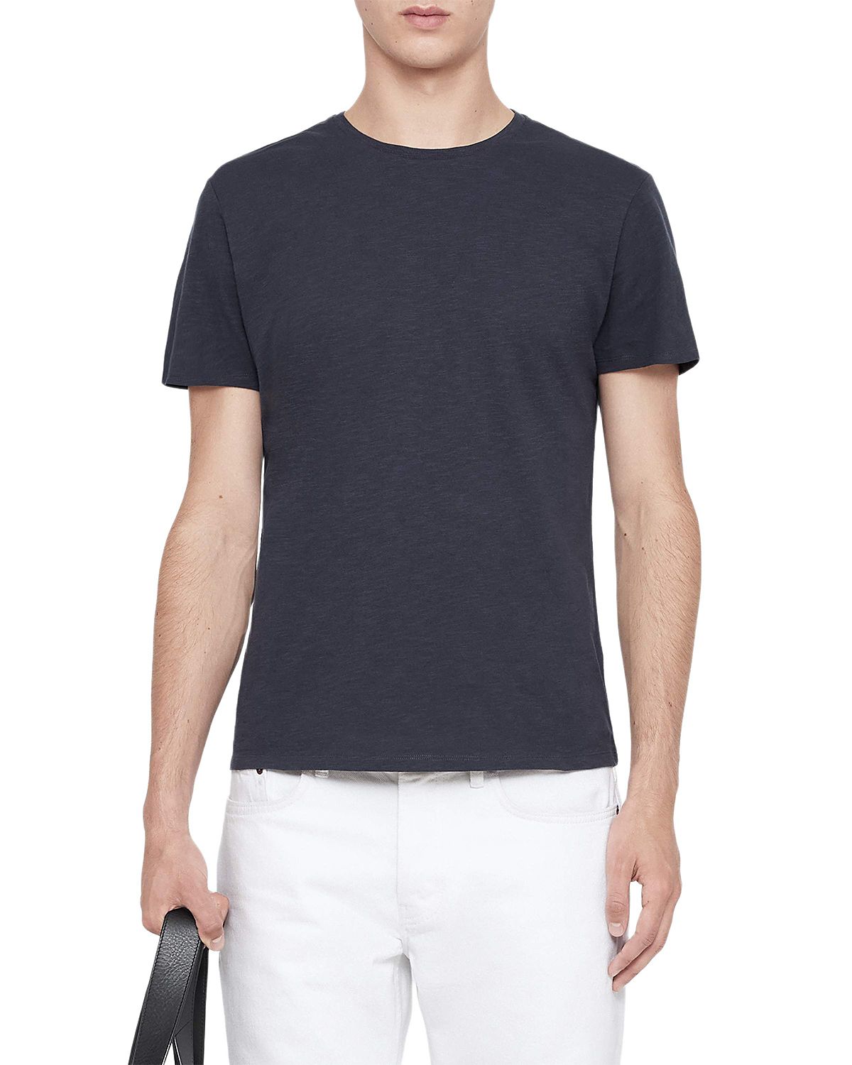 Allsaints Cody Cotton Textured Crewneck T-Shirt
