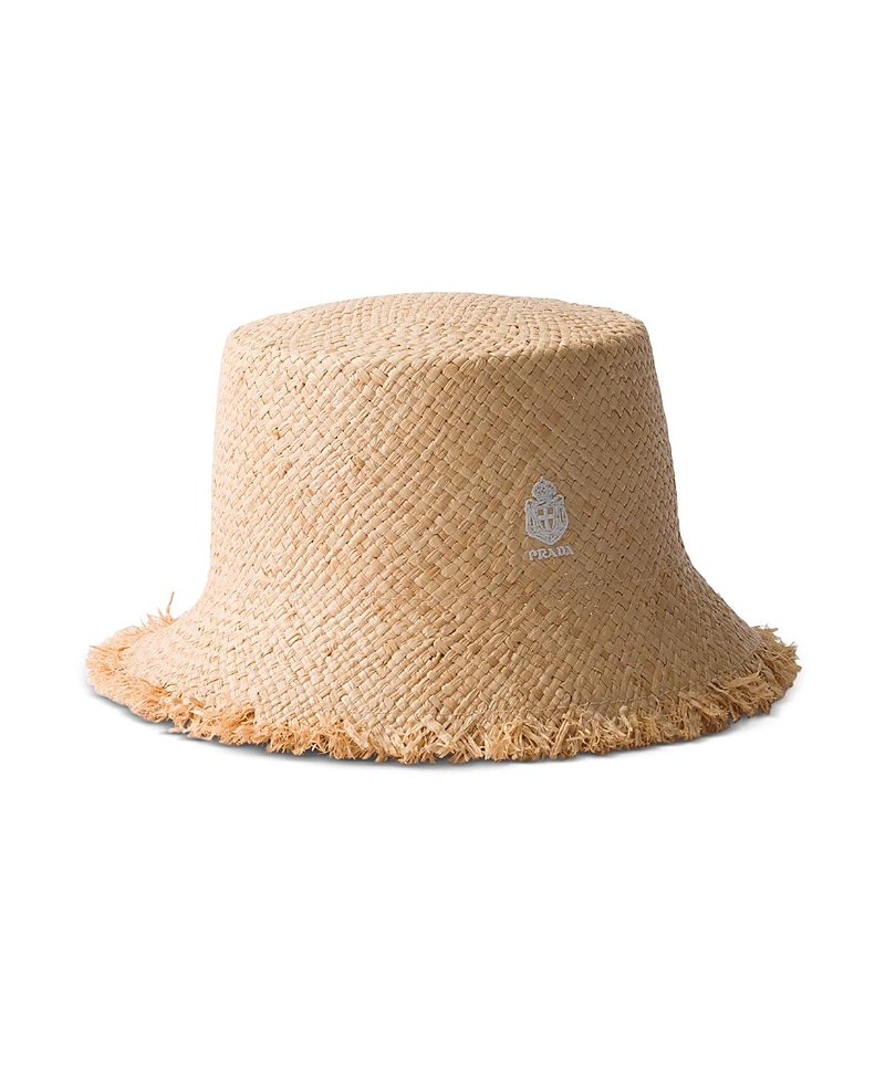 Prada Raffia Bucket Hat
