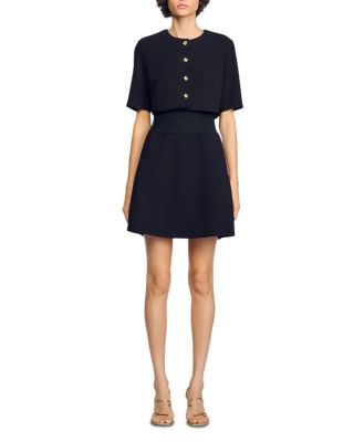 Georgina Layered Look Mini Dress - thumbnail 5
