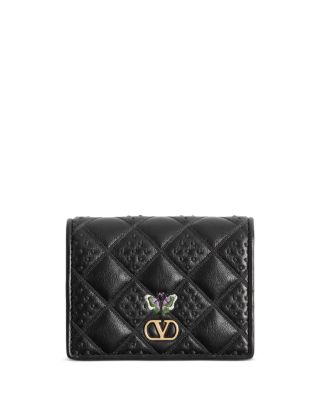 VLogo Leather French Wallet