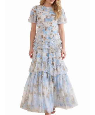 Wisteria Valentine Ruffle Gown