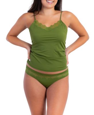  Women's Soft Seamless Camisole with Lace