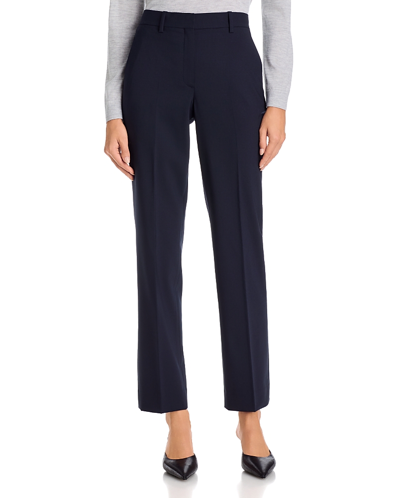 Theory Marcee Classic Wool Stretch Suit Pants