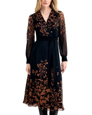 Arema Placed Confetti Print Shirt Dress