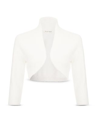 Fay Fluffy Faux Fur Bolero Jacket