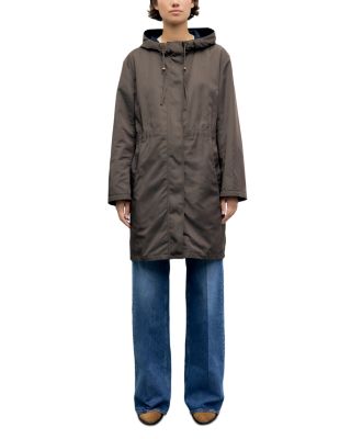 Velia Hooded Trench Coat