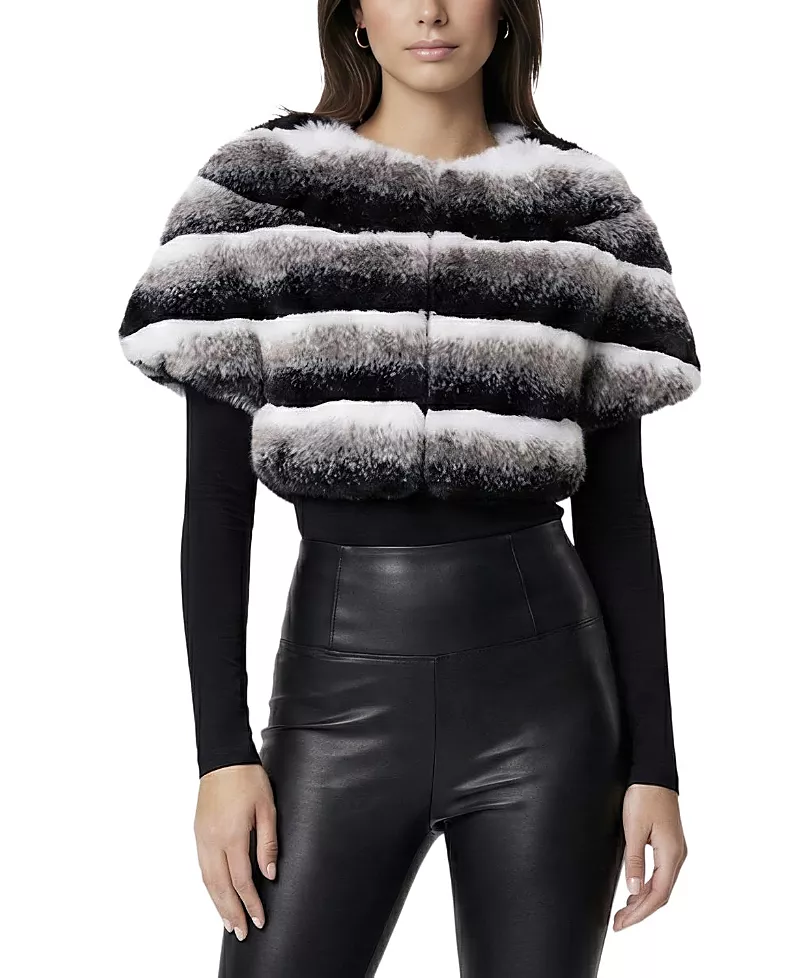 Lyla Grant Faux Fur Chinchilla Stole