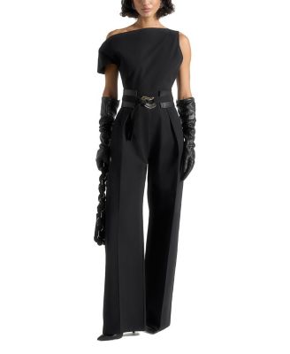 Valerie Tailored Off Shoulder Jumpsuit with Belt