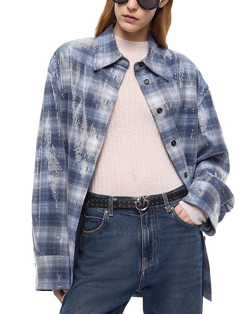 Pinko Orchidea Sequined Overshirt