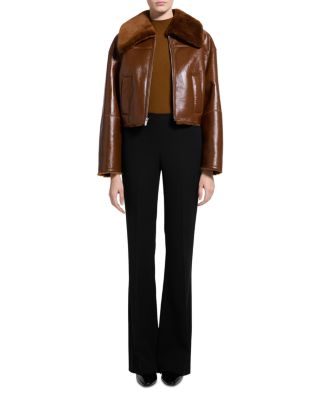 Cropped Shearling Jacket - thumbnail 2