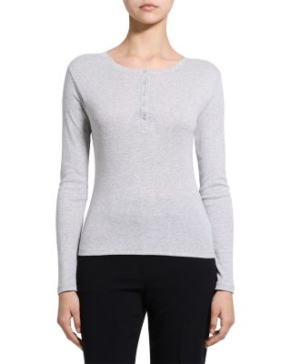 Long Sleeve Henley Top