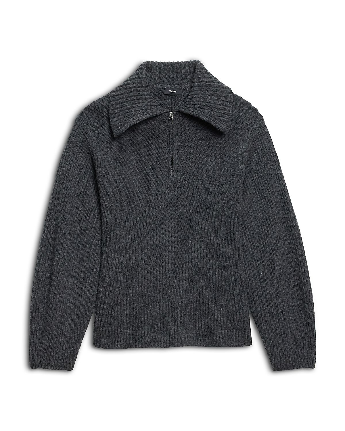 Theory Wool & Cashmere Collared Sweater