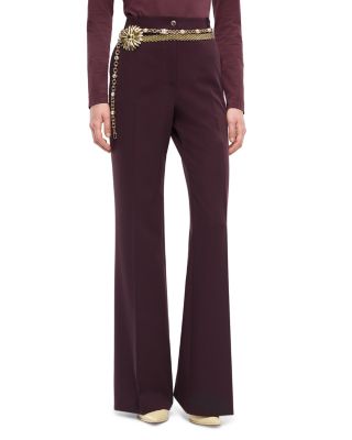 Creased Flare Pants