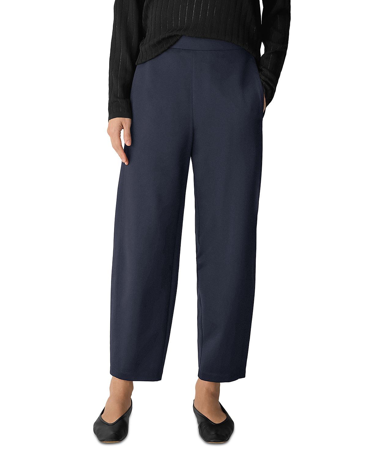 Eileen Fisher Flex Ponte Ankle Length Lantern Pants