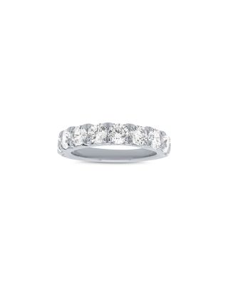 Bloomingdale's Fine Collection Luxe Collection Certified Lab Grown Diamond French Pave Band in 18K White Gold, 0.5 tcw