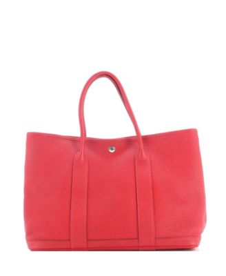 36 Garden Party Tote Leather