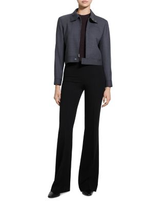 Harrington Cropped Zip Jacket - thumbnail 2