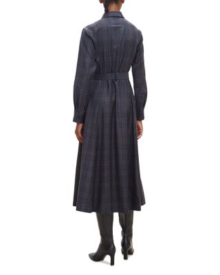 Wool Belted Shirt Dress - thumbnail 3