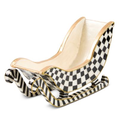 Courtly Check Capiz Sleigh 