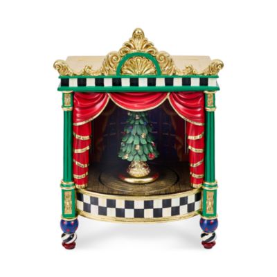 Timeless Tartan Nutcracker Stage Music Box