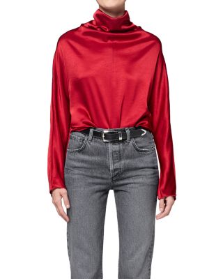 Ilaria Draped Long Sleeve Top
