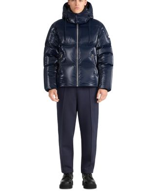 Kent-Glo High Gloss Quilted Hooded Down Jacket