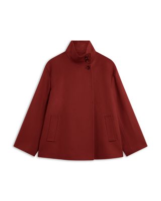Remi Wool Funnel Neck Jacket - thumbnail 6